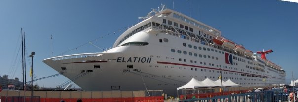 Carnival Elation in San Diego, CA. USA
